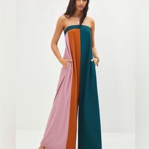 Hutch Multicolor Strapless Jumpsuit